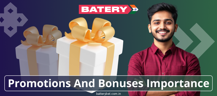 Characteristics of promotions for Indian players at Batery Bet